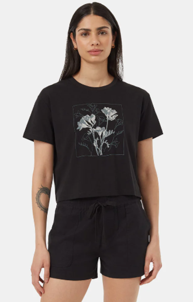 tentree Floral Crop T-Shirt