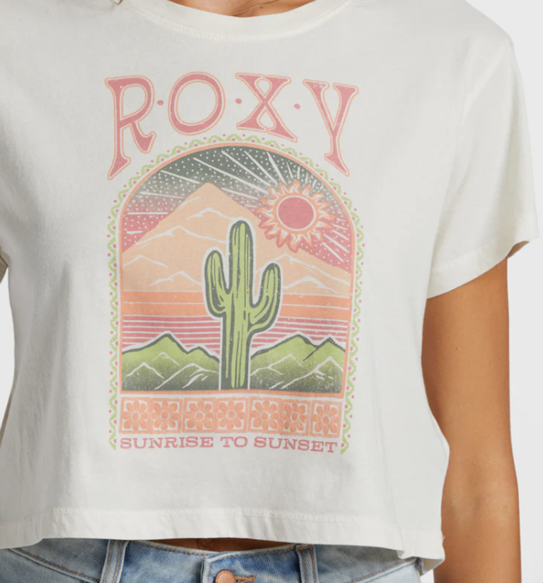 Roxy Saquaro Crop Multi Tee