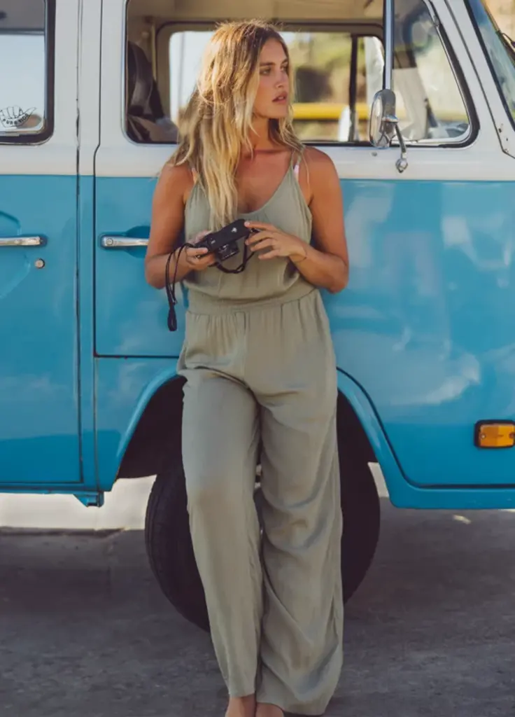 Prana W Fernie Wide Leg Jumpsuit