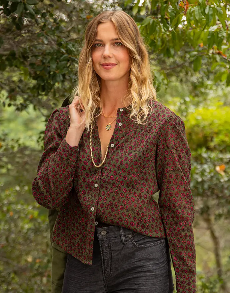 Carve Designs Tatum Gauze Top