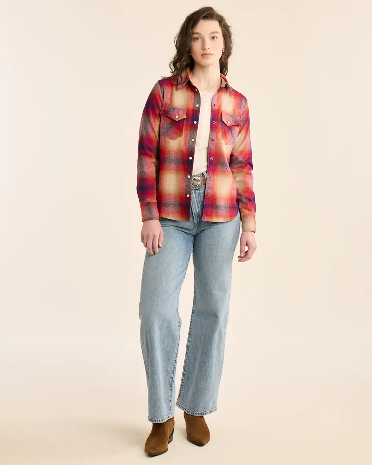 Pendleton WOMEN'S PLAID GAMBLER SHIRT