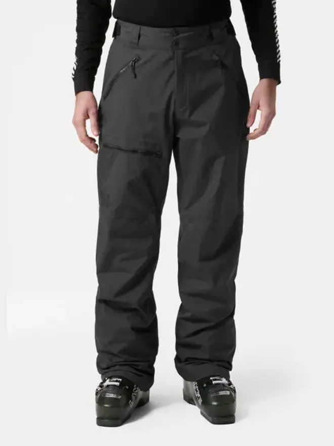スノーボード AIR TO GROUND A SEVEN SNOW PANTS SIZE L Women's Black Lightweight Inner Leg Vents Baggy Snow Pants