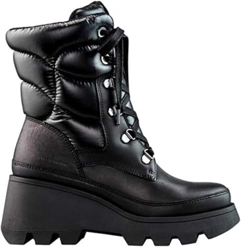 Cougar Shoes Inc Verona Nylon and Leather Wedge Waterproof Boot with PrimaLoft