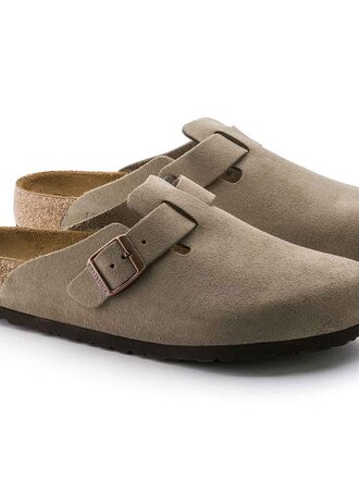 Birkenstock Boston Soft Footbed Suede Leather - Reg Fit