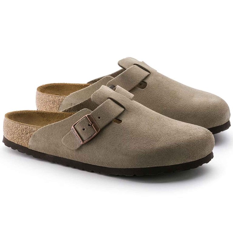 Birkenstock Boston Soft Footbed Suede Leather - Reg Fit
