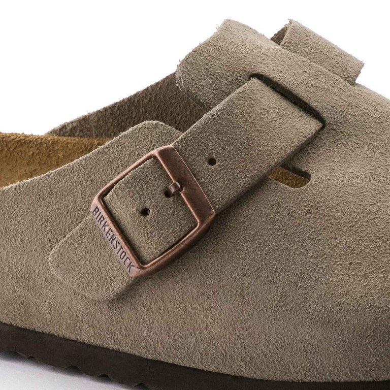 Birkenstock Boston Soft Footbed Suede Leather - Reg Fit