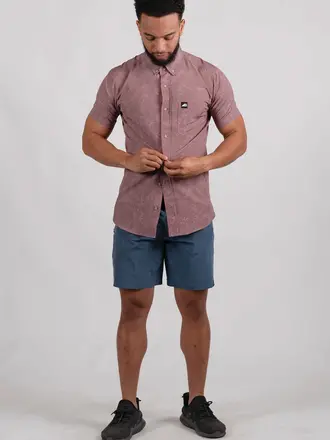 Belong Designs Men's Vista  Stretch Button Down