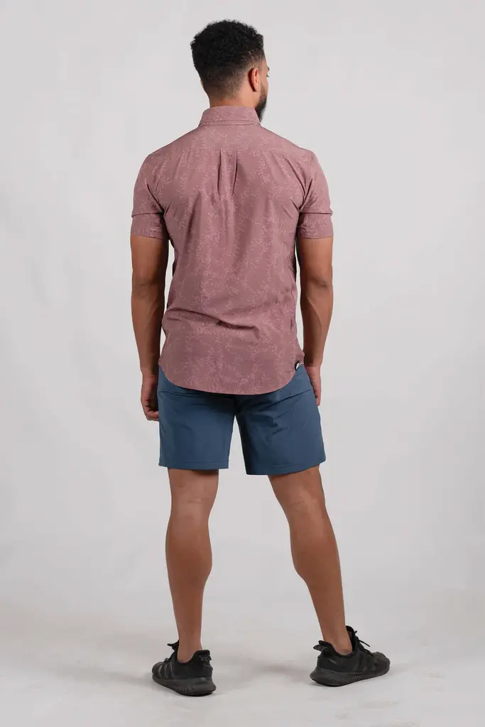 Belong Designs Men's Vista  Stretch Button Down