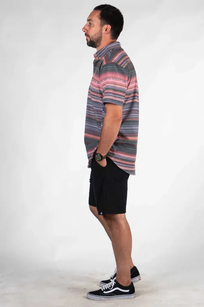 Belong Designs Men's Vista  Stretch Button Down