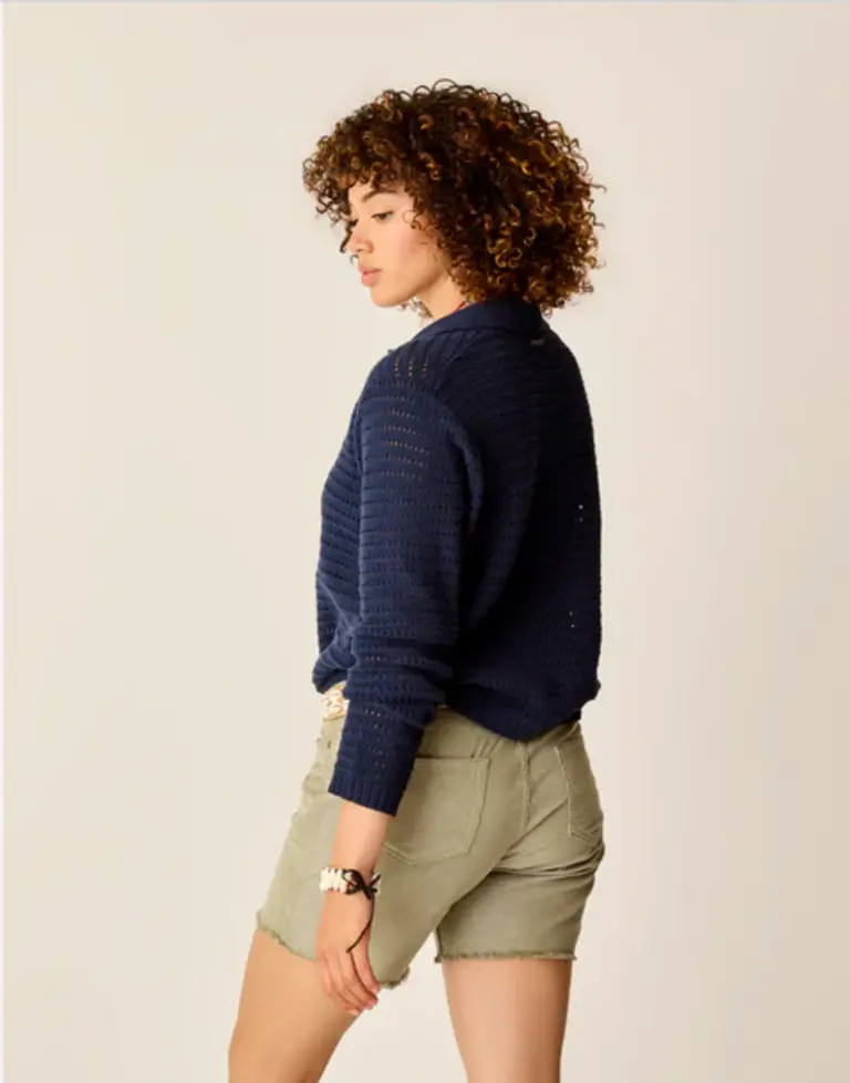 Carve Designs Morgan Polo Sweater