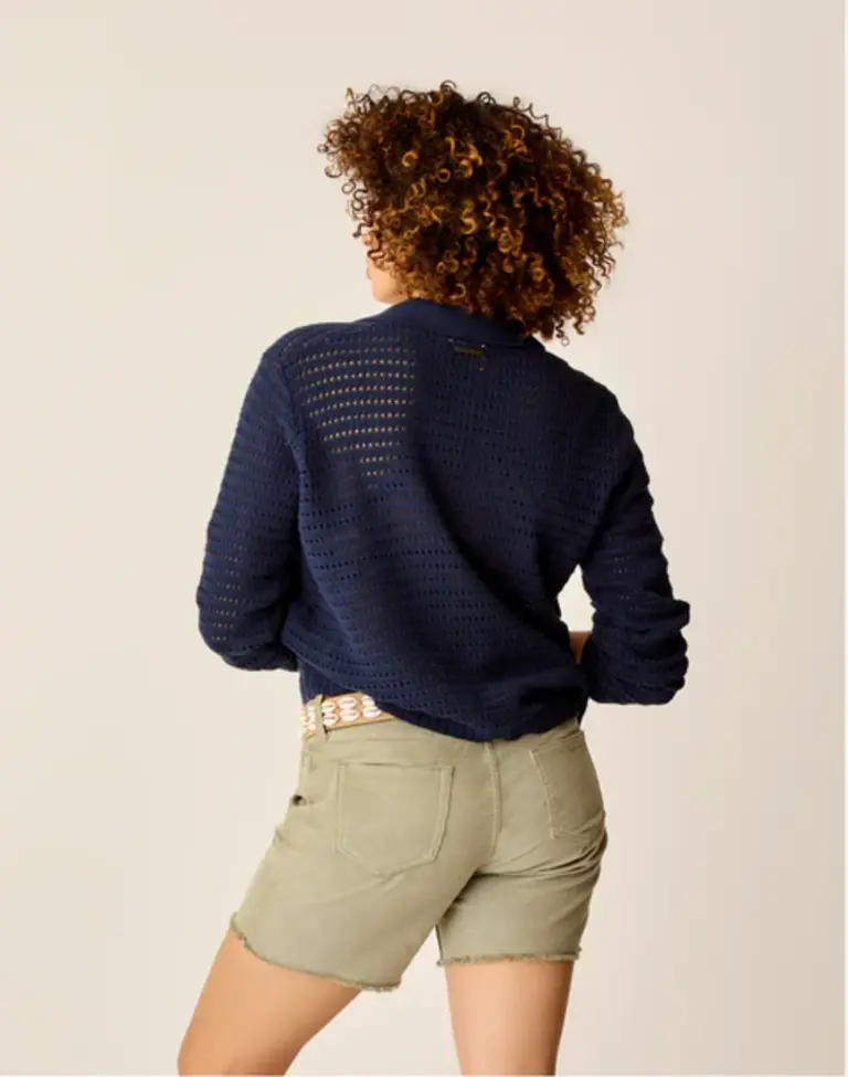 Carve Designs Morgan Polo Sweater