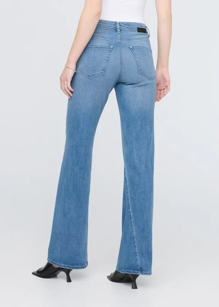 Duer No Sweat High Rise Denim Wide Leg