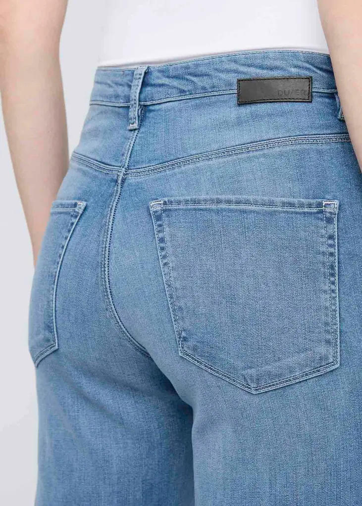 Duer No Sweat High Rise Denim Wide Leg