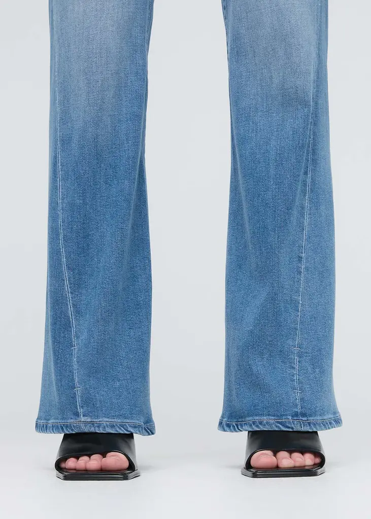Duer No Sweat High Rise Denim Wide Leg