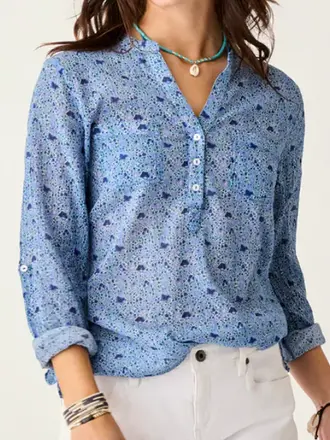 Carve Designs Dylan Gauze Shirt