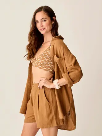 Carve Designs Taylor Gauze Tunic