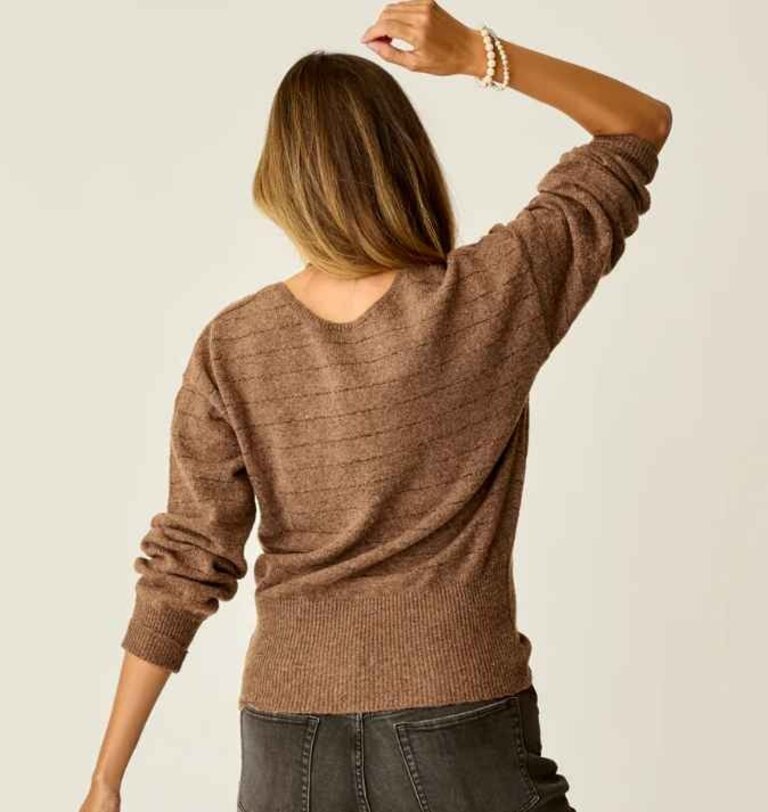 Carve Designs Ruth Reverse Fuzzy Sweater