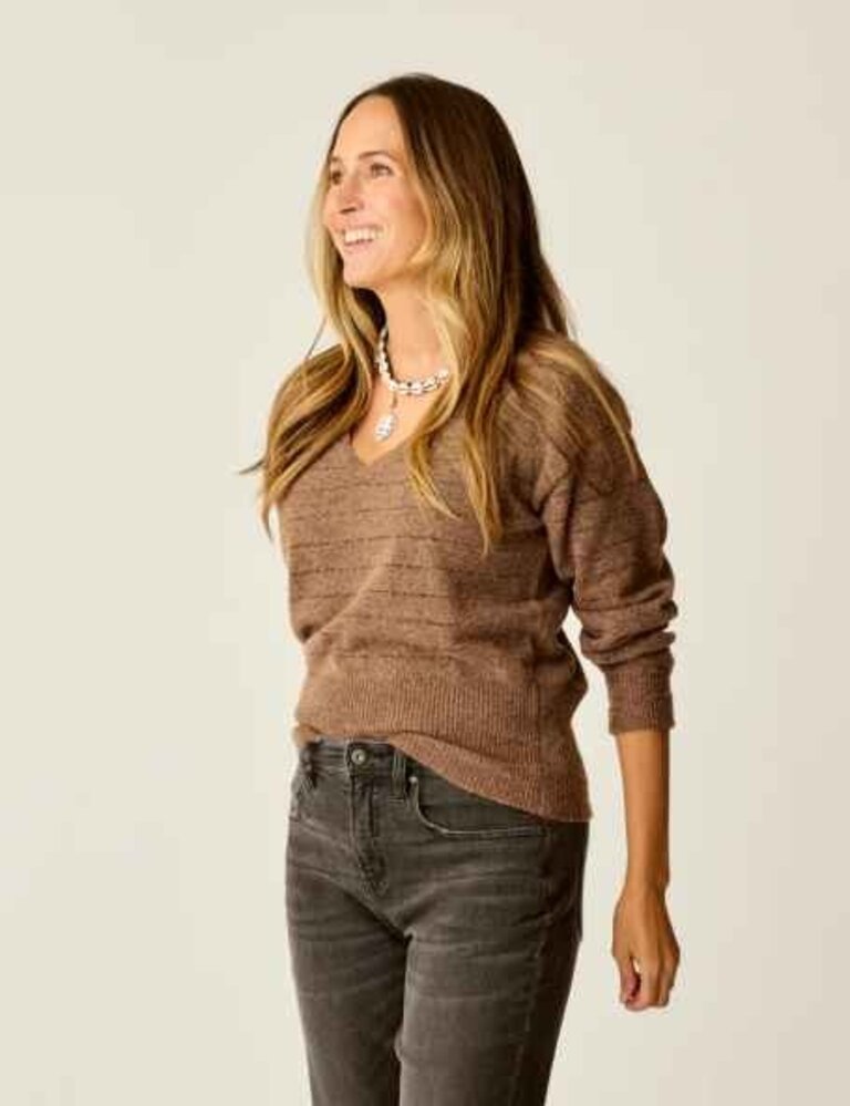 Carve Designs Ruth Reverse Fuzzy Sweater