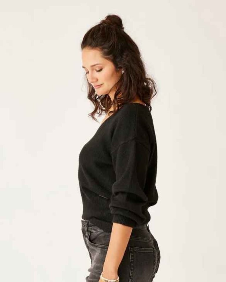 Carve Designs Ruth Reverse Fuzzy Sweater