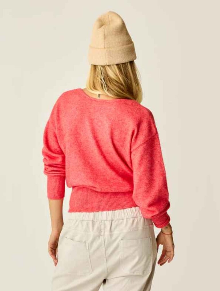 Carve Designs Ruth Reverse Fuzzy Sweater