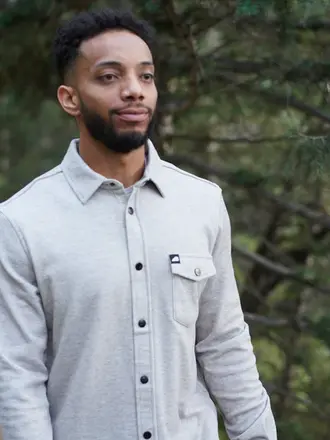 Belong Designs Men's Sherman Fleece Button Up