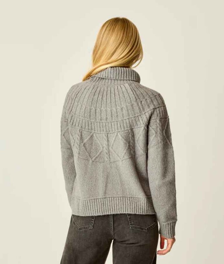 Carve Designs Neve Cable Turtleneck