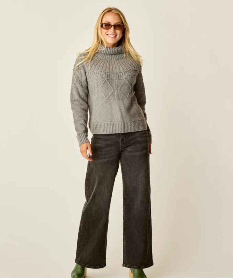 Carve Designs Neve Cable Turtleneck