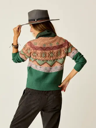 Carve Designs Neve Fairisle Turtleneck