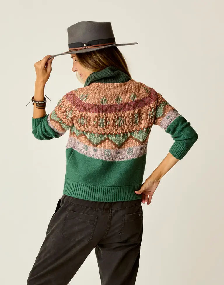 Carve Designs Neve Fairisle Turtleneck