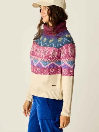 Carve Designs Neve Fairisle Turtleneck