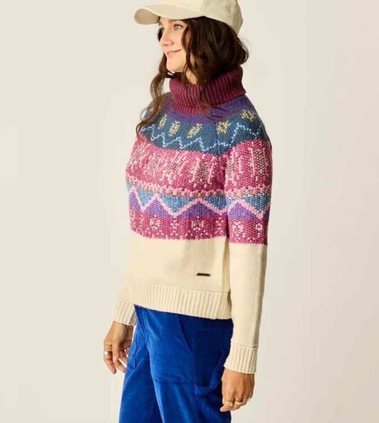 Carve Designs Neve Fairisle Turtleneck