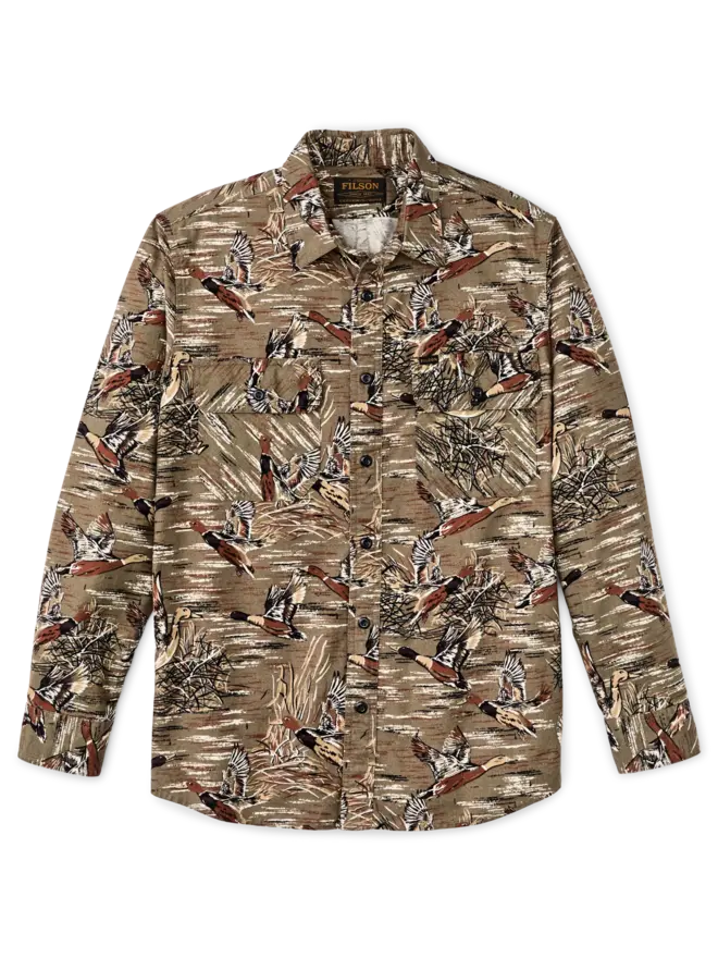 Filson Overshirt Filson Safari Cloth Beige Qualità Garantita Abbigliamento