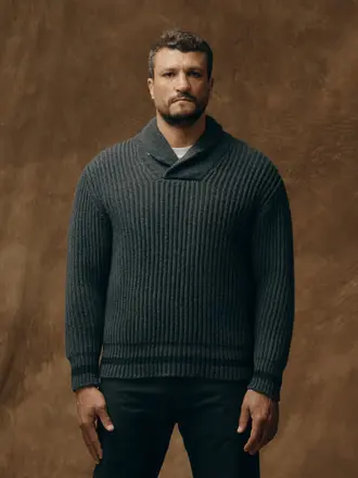 Filson Bristol Shawl Neck Sweater Filson Bristol Shawl Neck Sweater