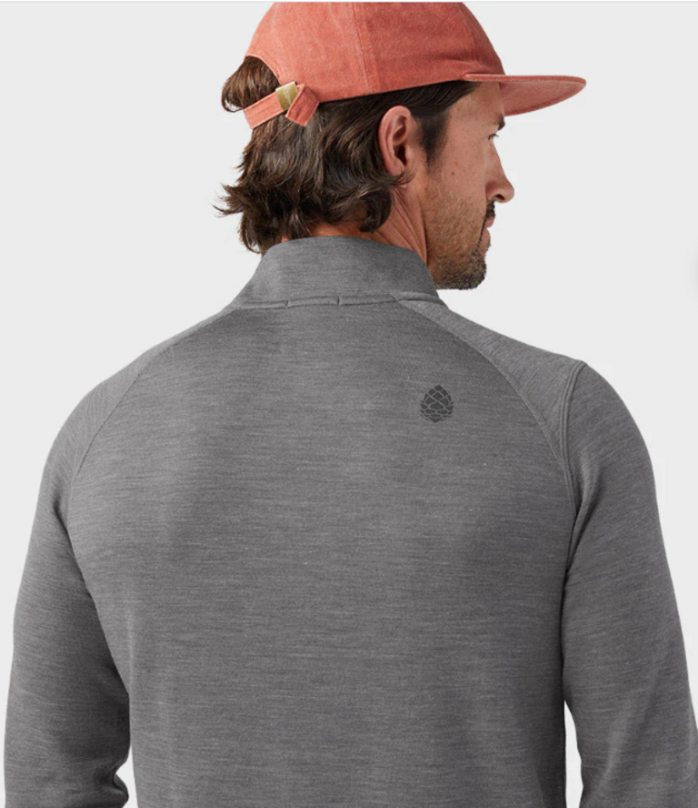 Stio Basis Peak Wool Midweight Half Zip '25 Mens