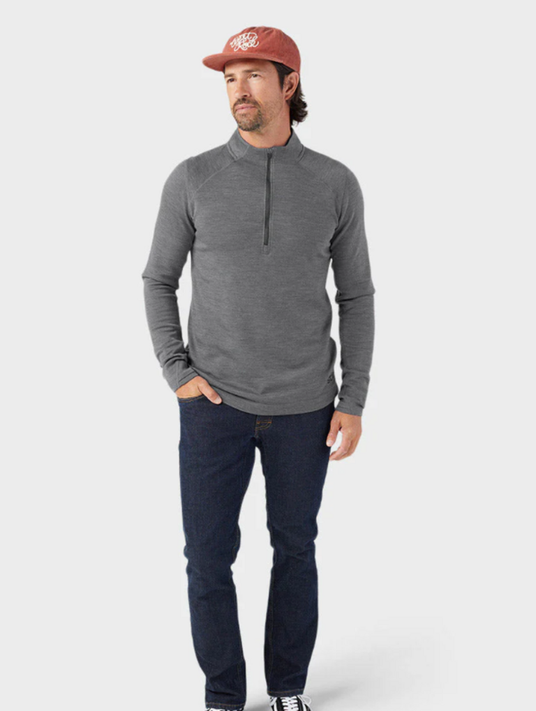 Stio Basis Peak Wool Midweight Half Zip '25 Mens