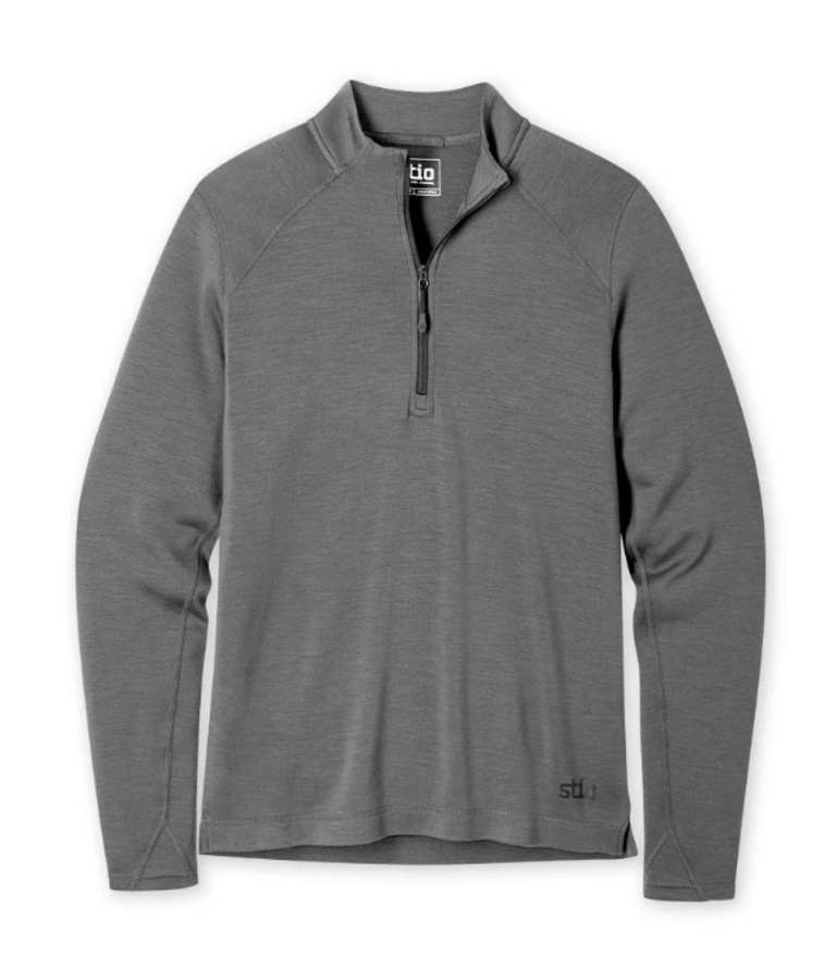 Stio Basis Peak Wool Midweight Half Zip '25 Mens