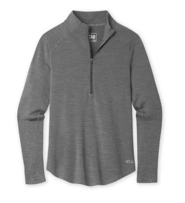 Stio Basis Peak Wool Midweight Half Zip- Women's