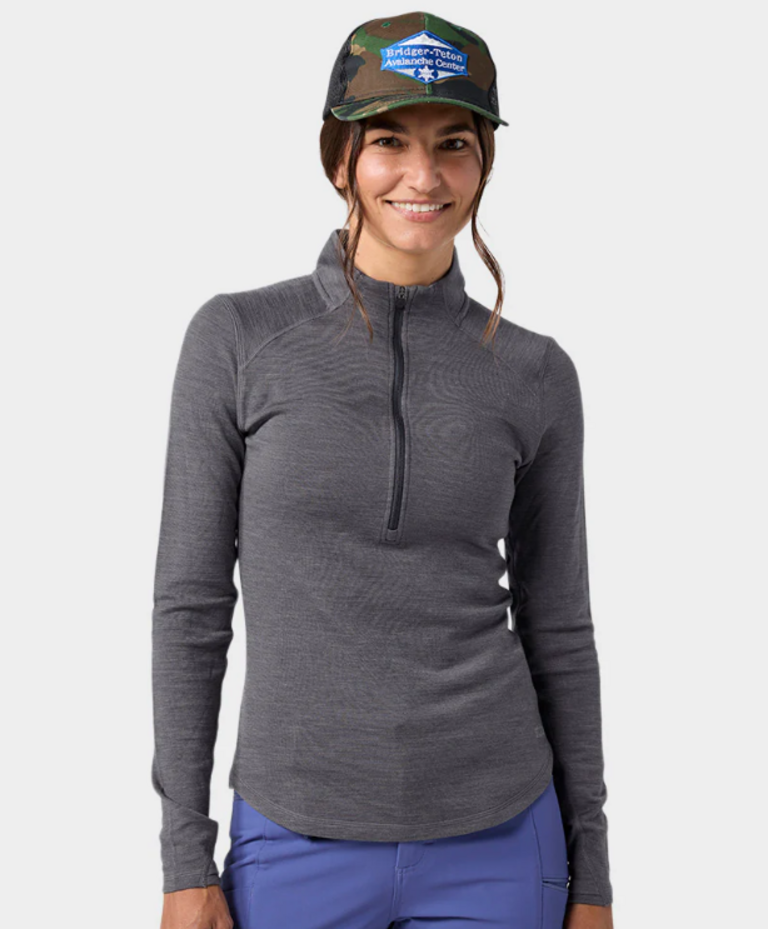 Stio Basis Peak Wool Midweight Half Zip W