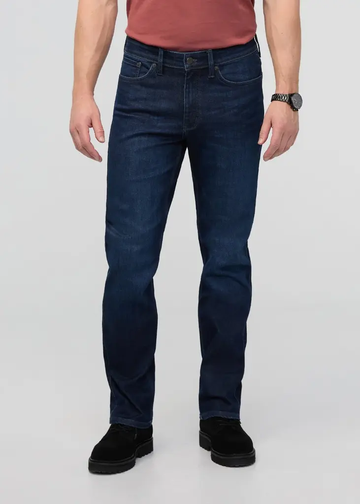 Duer M Tech fleece denim straight