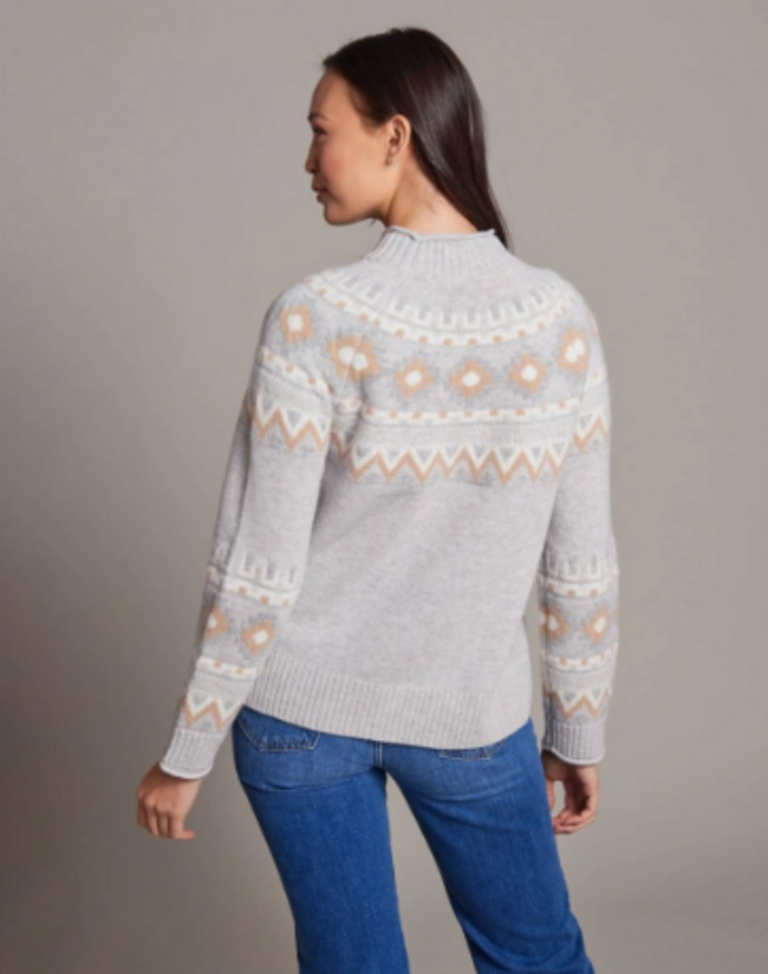 Alashan Cashmere Merino Vail Fair Isle Raglan