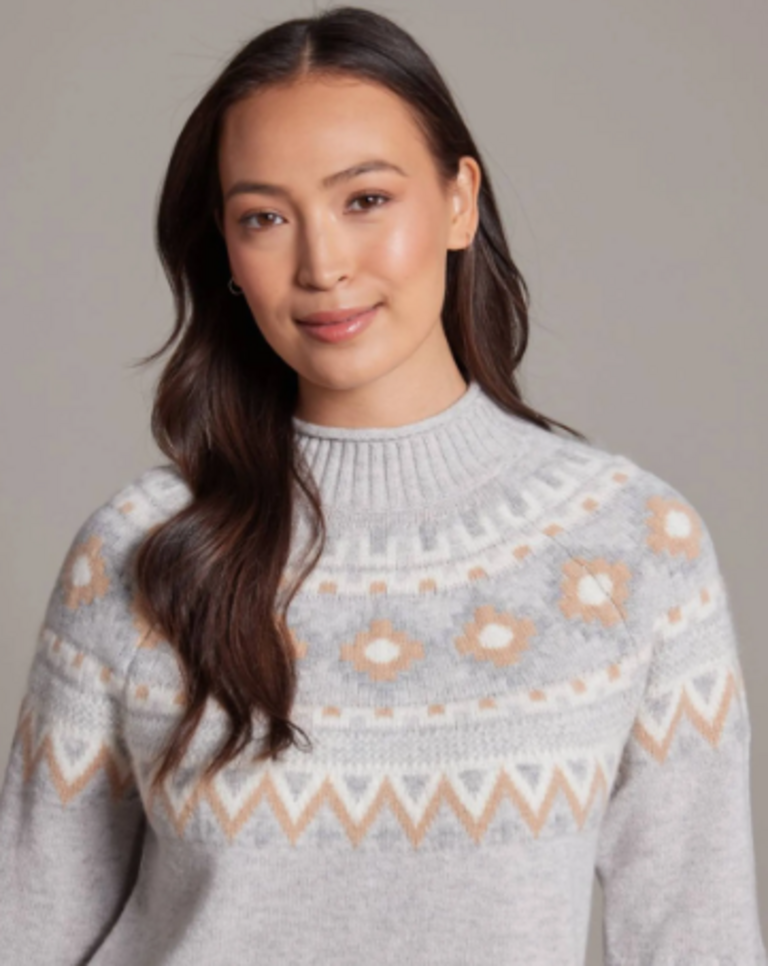 Alashan Cashmere Merino Vail Fair Isle Raglan
