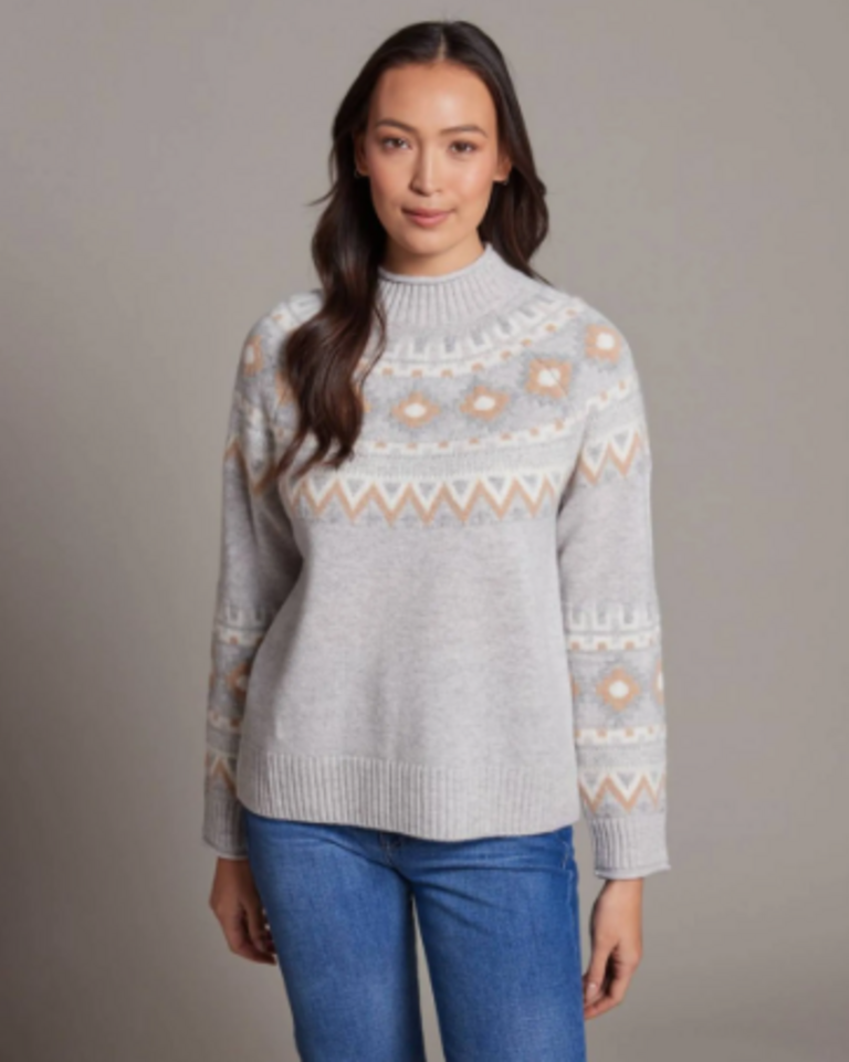 Alashan Cashmere Merino Vail Fair Isle Raglan