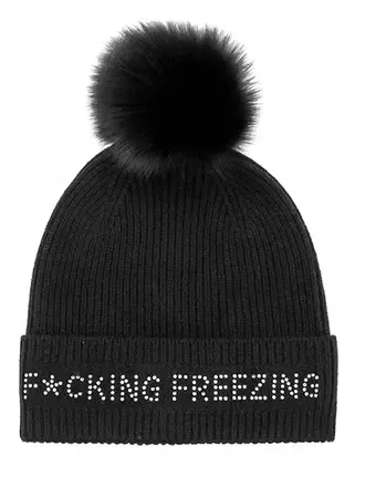 Mitchies Matchings F*ucking Freezing Crystal Beanie
