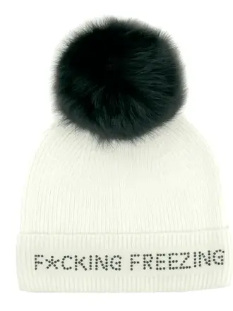 Mitchies Matchings F*ucking Freezing Crystal Beanie