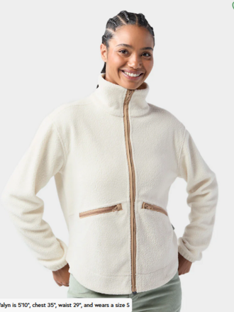Stio Rawlins Fleece Jacket Full Zip- Women's