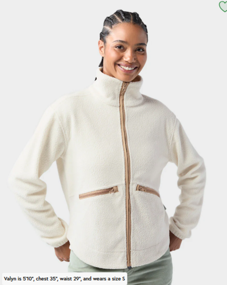 Stio Rawlins Fleece Jacket Full Zip- Women's