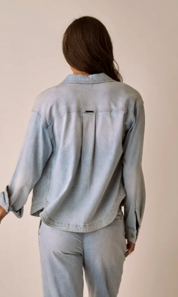 Carve Designs Flora Denim Shacket