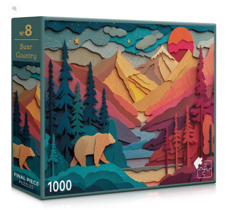 Finl Piece Puzzles Bear County Puzzle