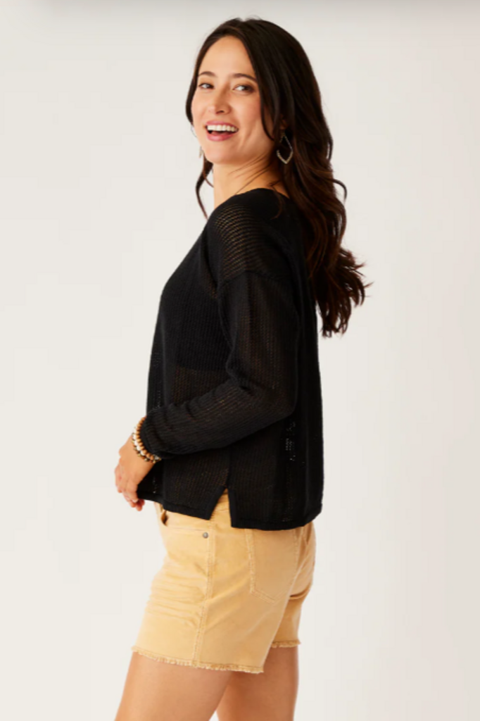 Carve Designs Zella Mesh Pullover