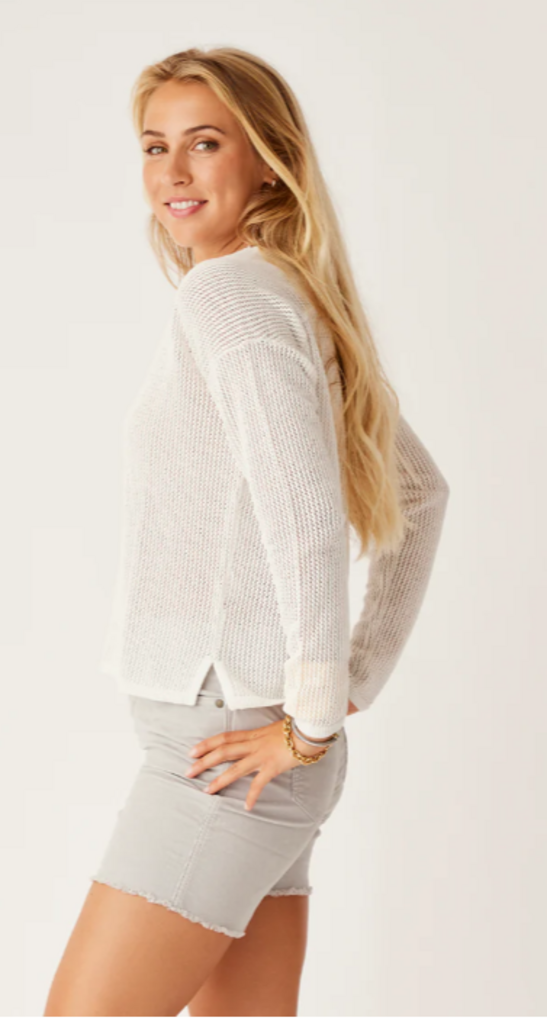 Carve Designs Zella Mesh Pullover